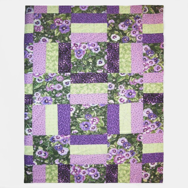 QUILT (Simulated) Fleece Blankets (Front)