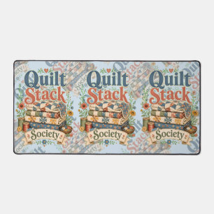 Quilt Stack Society Cottagecore Sewing Desk Mat