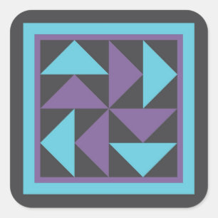 Quilt Stickers - Dutchman's Puzzle