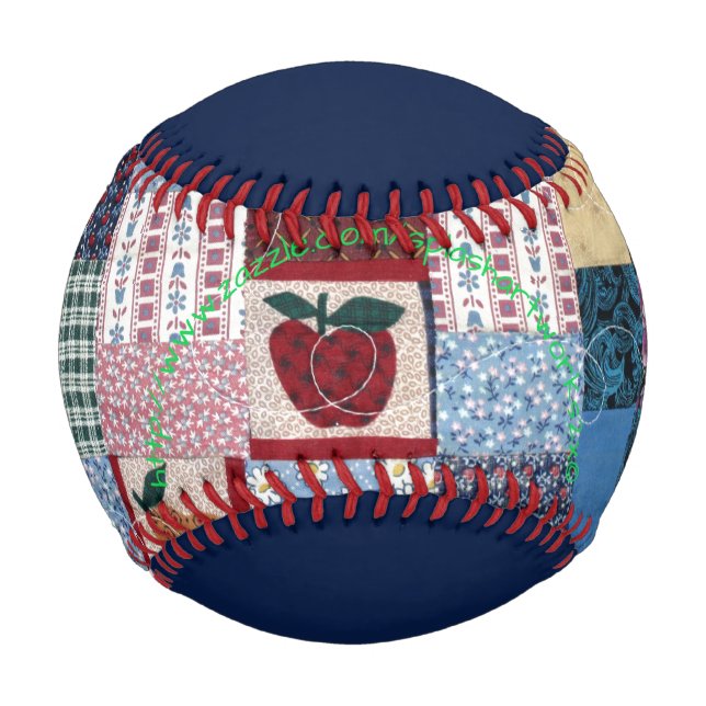 "Quilted" Baseball (Front)