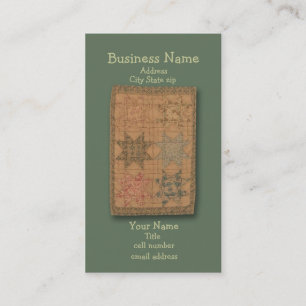 Quilted Business Card