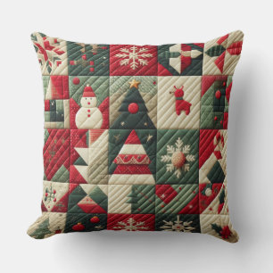 Quilted Christmas Designs  Cushion