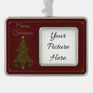 Quilted Christmas Frame Ornament