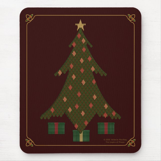 Quilted Christmas Mousepad (Front)