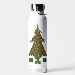 Quilted Christmas Water Bottle