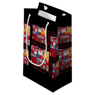 Quilted Christmas Wishes Gift Bag