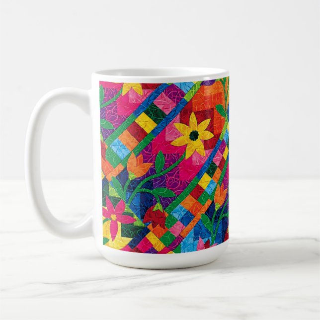 Quilted Coffe Mug (Left)