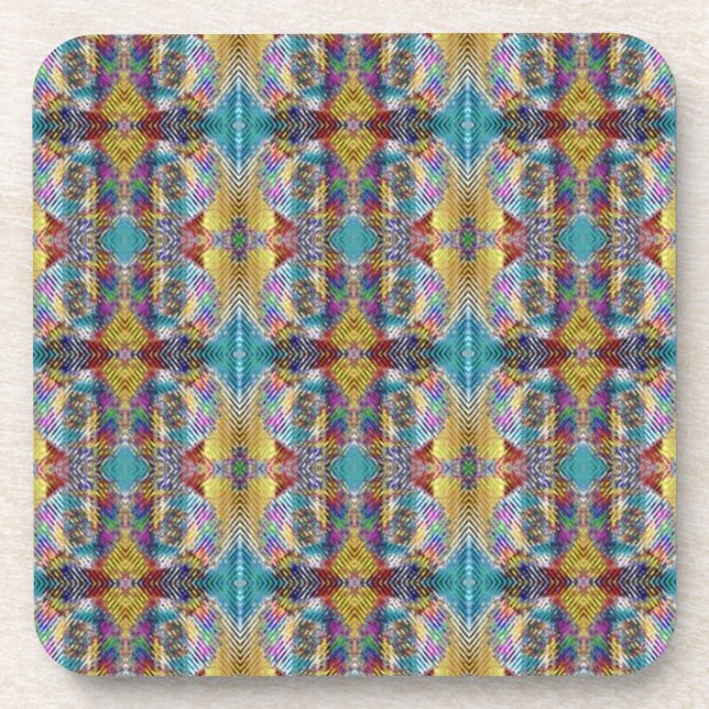 Quilted Design Coaster (Front)