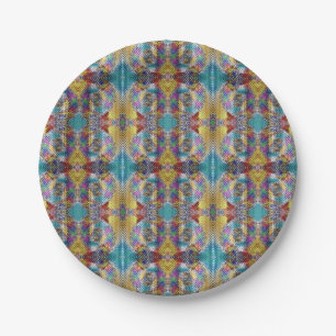 Quilted Design Paper Plate