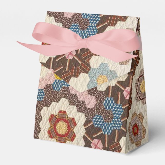 Quilted faux Gift box (Front Side)