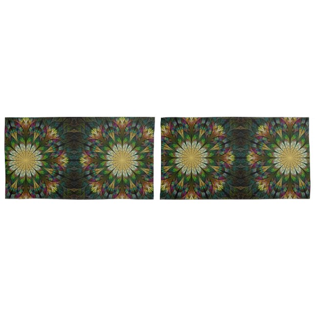 Quilted Flower Pillowcase (Front-Set)