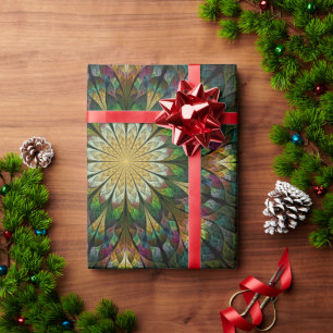 Quilted Flower Wrapping Paper