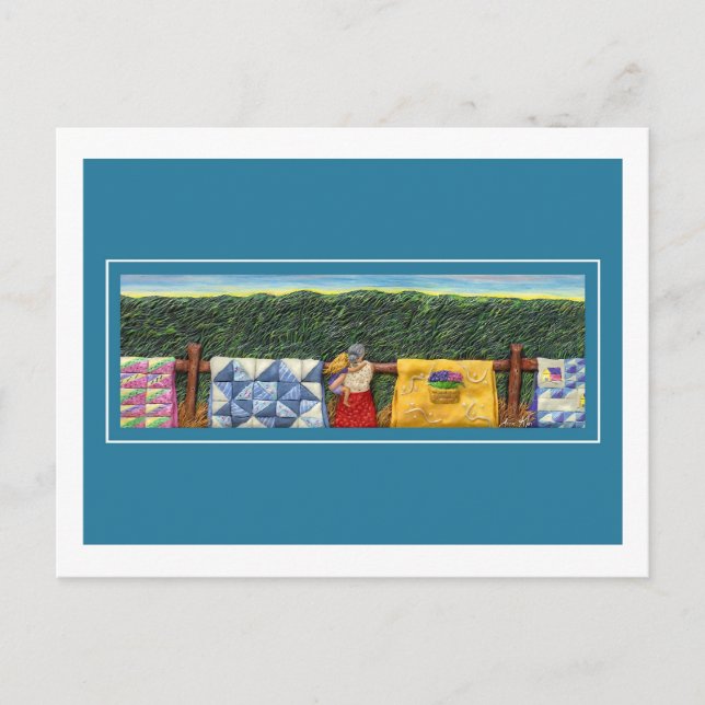 Quilted Harvest Postcard (Front)