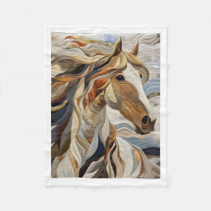 Quilted Horse Portrait Blanket