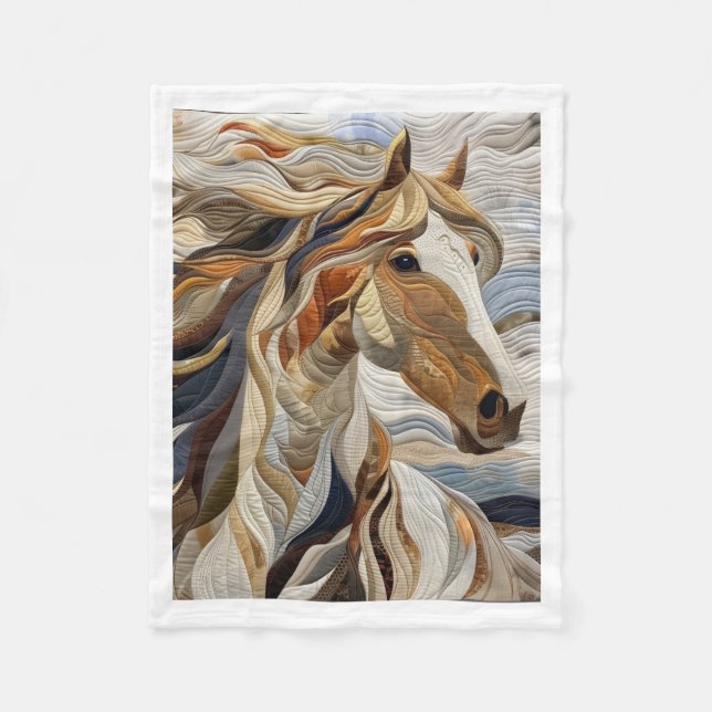 Quilted Horse Portrait Blanket (Front)