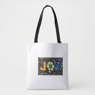 Quilted JOY Tote Bag