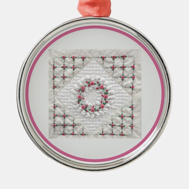 Quilted  metal ornament (Front)