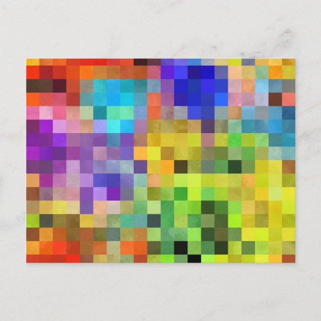 Quilted Pixels Postcard (Front)