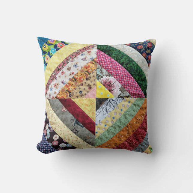 Quilted Print Pattern  Cushion (Front)