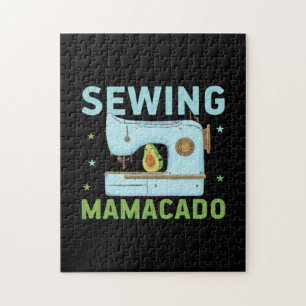 Quilter Gift Sewing Mamacado Jigsaw Puzzle