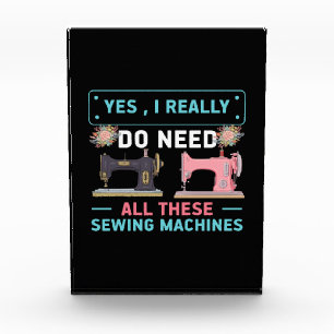 Quilter Gift Yes I Really Do Need Photo Block
