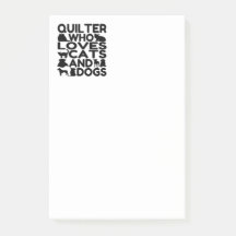 Quilter Who Loves Cats and Dogs