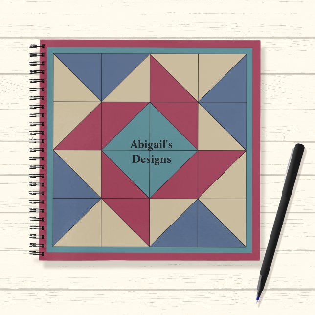 Quilters Americana Whirlpool Quilt Block Notebook (Creator Uploaded)