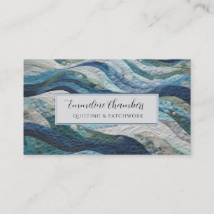 Quilting And Patchwork Design Business Card