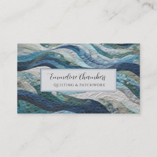 Quilting And Patchwork Design Business Card