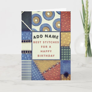 Quilting birthday card