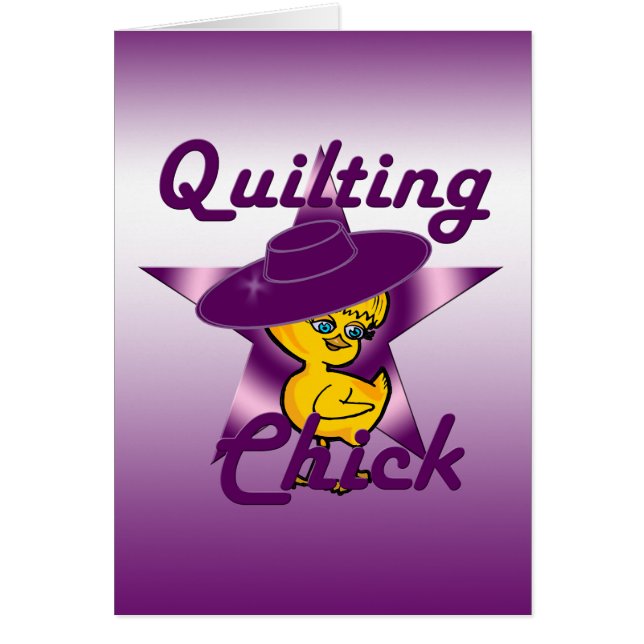 Quilting Chick #9 (Front)