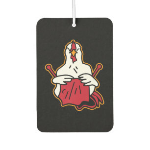 Quilting Chicken Funny Gifts Quilting Lovers Car Air Freshener