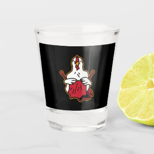 Quilting Chicken Funny Gifts Quilting Lovers Shot Glass