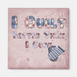 Quilting Cook Magnet