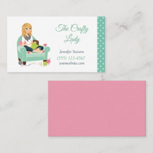Quilting Crochet Craft Service Business Card