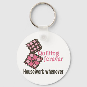 Quilting Forever Key Ring