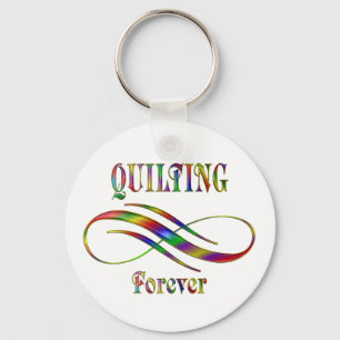 Quilting Forever Key Ring