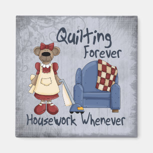 Quilting Forever Magnet