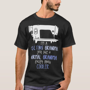 Quilting Grandma Knitter Quilter Sewer Quilt Sewin T-Shirt