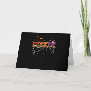 Quilting Machine Costume Halloween Gifts Lover Card
