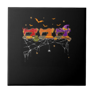 Quilting Machine Costume Halloween Gifts Lover Ceramic Tile