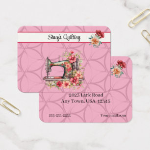 Quilting or Sewing Business Card
