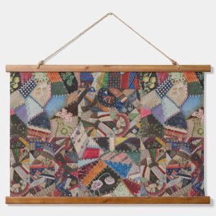 Quilting Patchwork Colourful Collage Pattern    Hanging Tapestry