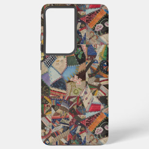 Quilting Patchwork Colourful Collage Pattern   Samsung Galaxy Case