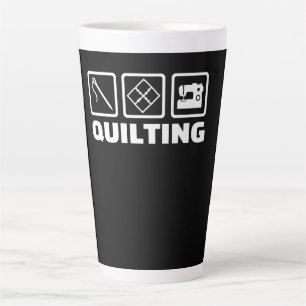 Quilting Premium   Birthday Gifts Quilting Lovers Latte Mug