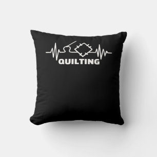 Quilting Pulse Premium Funny Quilting Lovers Cushion