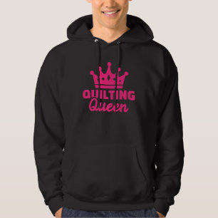 Quilting Queen Pemium Funny Quilting Lovers Hoodie