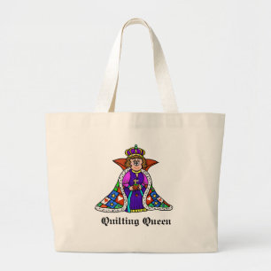 Quilting Queen Tote Bag