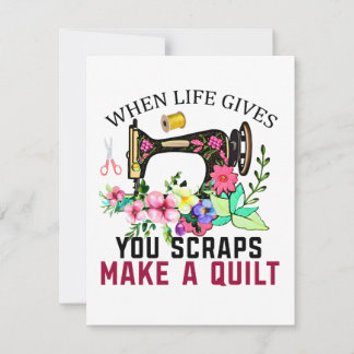 Quilting Scraps Notecard