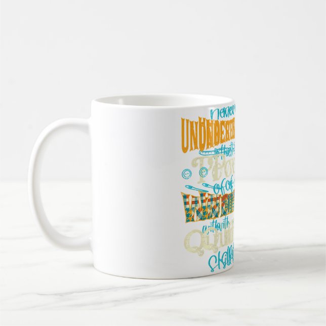 Quilting Sewer Sewing Quilting Coffee Mug (Left)